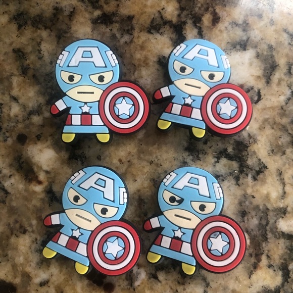 Captain America croc charms - Picture 1 of 1